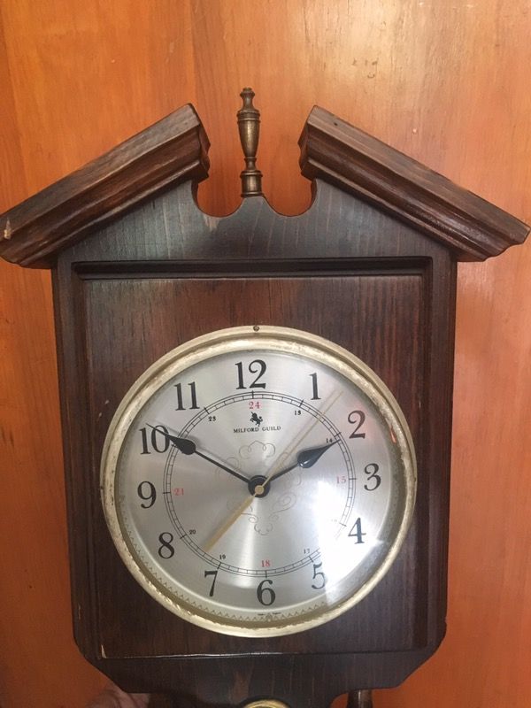 Vintage MILFORD GUILD clock , weather station Decor. (Antiques) in ... Vintage MILFORD GUILD clock , weather station Decor. (Antiques) in ...