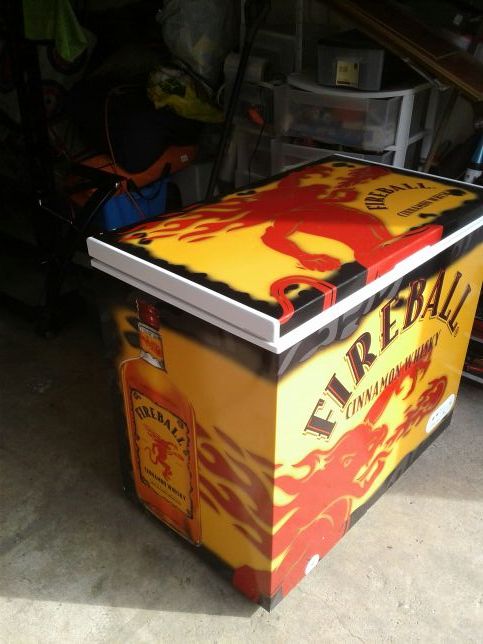 Fireball whiskey Magic Chef freezer (General) in Virginia Beach, VA