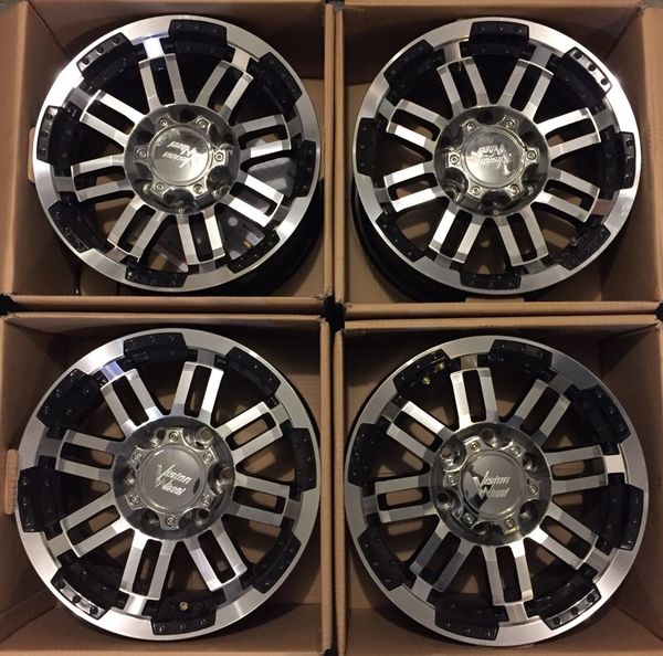 16" Vision rims 6x5.5 lug pattern (Auto Parts) in Seattle, WA