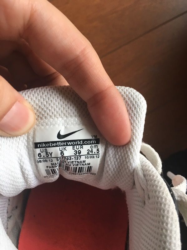 Nike Air Max Shoes Size 6.5Y 6.5 Youth White Orange Red Gray Black ... Nike Air Max Shoes Size 6.5Y 6.5 Youth White Orange Red Gray Black (Clothing & Shoes) in Orland Park, IL