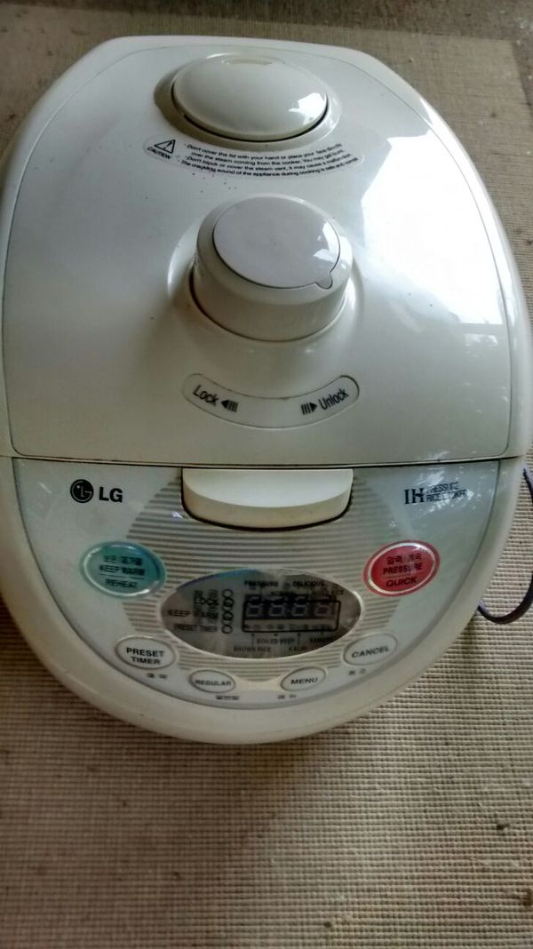 LG brand Korean pressure rice cooker (Household) in Renton, WA OfferUp