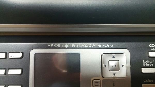 equipment wa used everett office L7650 scanner One fax in All printer Officejet HP Pro