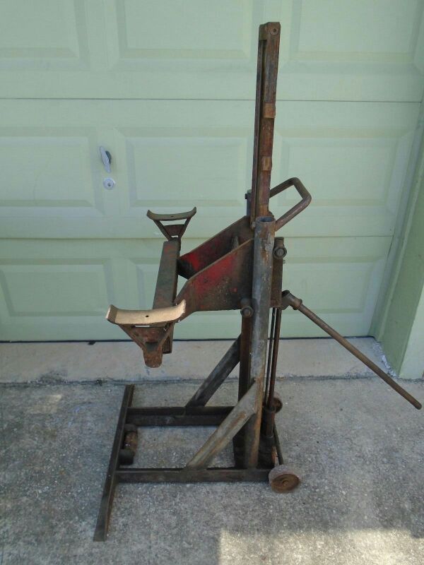 vintage hein-werner model 55 1-1/2 1.5 ton capacity hydraulic vintage hein-werner model 55 1-1/2 1.5 ton capacity hydraulic
