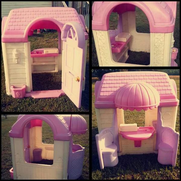 little tikes pink country cottage playhouse