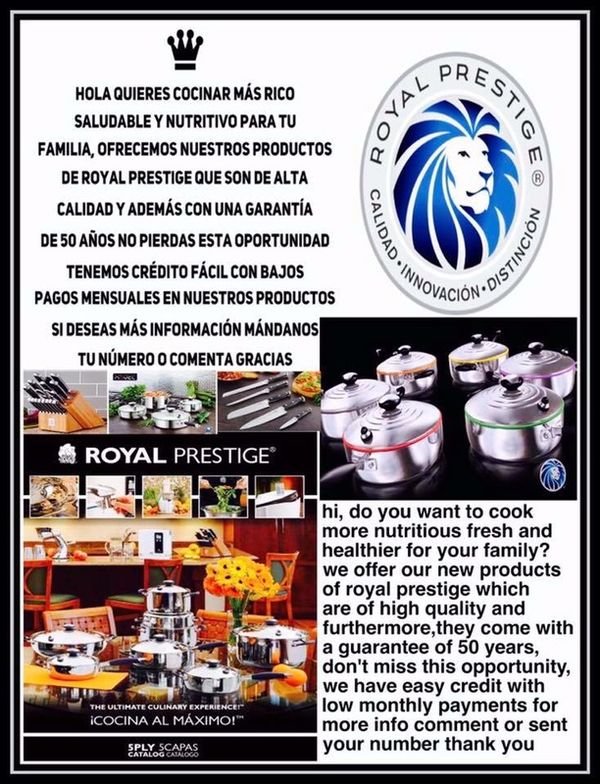 royal prestige easy credit low monthly payments household in royal prestige flyers