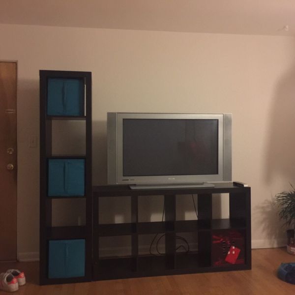 42" flat screen tv and ikea furniture (Furniture) in Melrose Park, IL