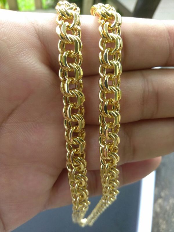 Cadena de Tejido Chino de 14k Oro laminado (Jewelry & Accessories) in Houston, TX