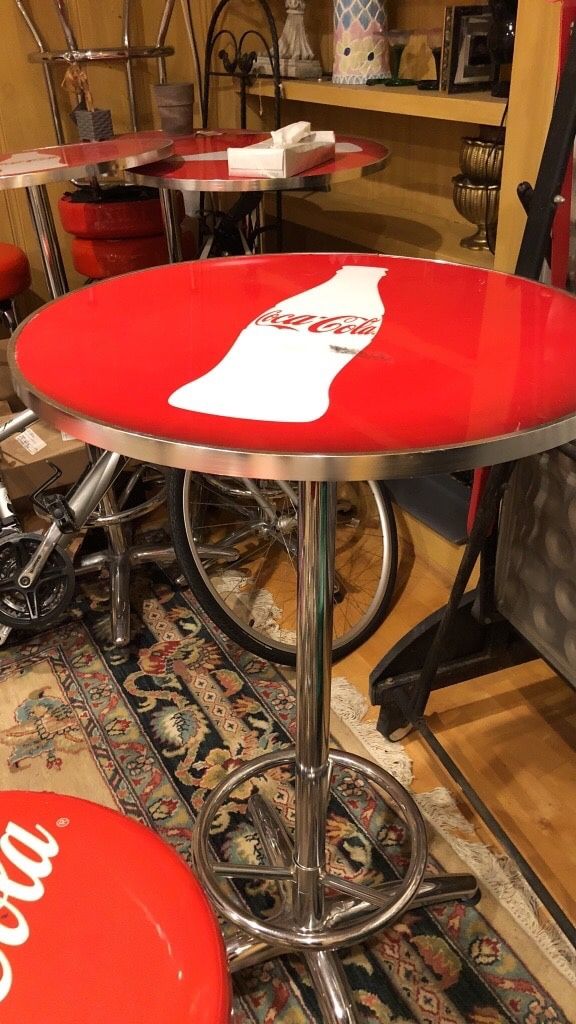 Coca Cola bar table/stool set (Furniture) in Los Angeles, CA Coca Cola bar table/stool set (Furniture) in Los Angeles, CA