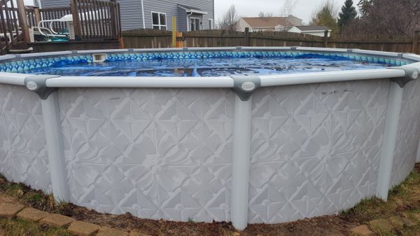 gallons in a 21 foot round pool