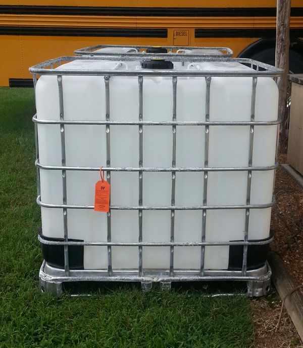 300 Gallon Caged IBC Water Tote ( food grade ) (Motorcycles) in ...