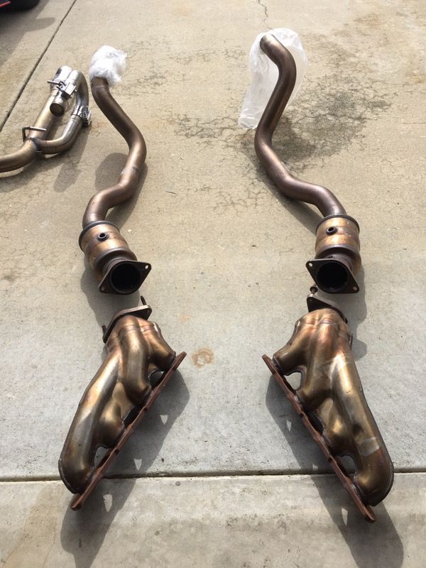 Dodge charger rt srt exhaust manifold shorty header challenger chrysler