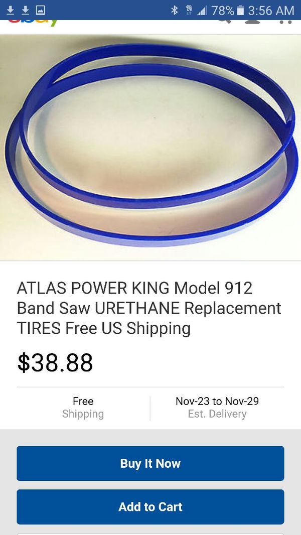 Vintage Power king 912 19421948 band saw (Tools & Machinery) in