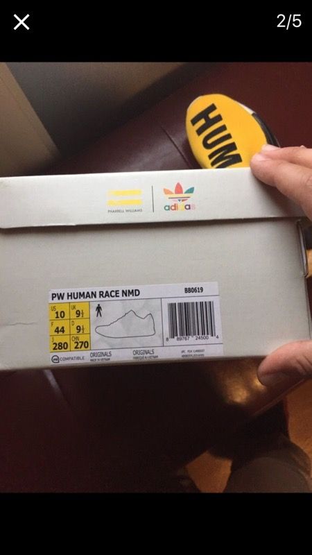 Adidas PW Human Race NMD Friends and Family BB 0621 Size 8.5