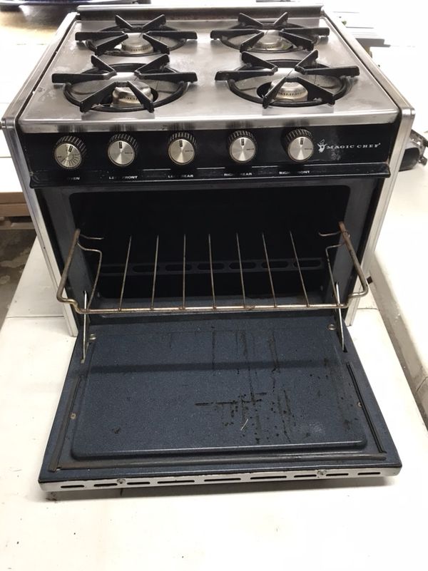 Drop in stainless steel stove with oven for camper or motor Home. (Campers & RVs) in Streetsboro