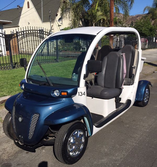 2001 GEM E825 Electric Vehicle NEV 72V 4 Seater Golf Cart (Campers