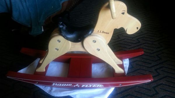 ll bean rocking moose radio flyer antiques in redlands ca offerup ll bean radio flyer rocking moose