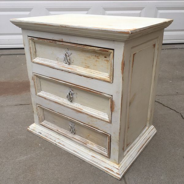Awesome White Rustic Nightstand Furniture In San Diego Ca