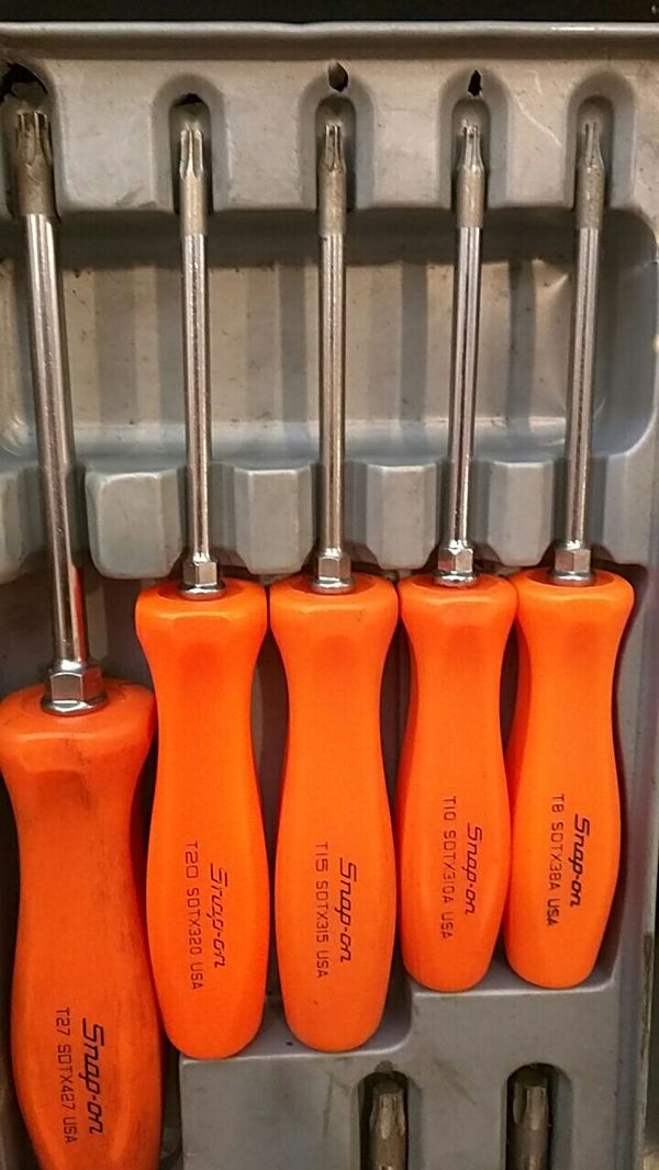 T8 to T45 Torx Screwdriver Set, SnapOn SDTX (Tools & Machinery) in Mountain View, CA