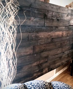 Reclaimed Wood Headboard ( Furniture ) in Fort Worth, TX - OfferUp - Reclaimed Wood Headboard