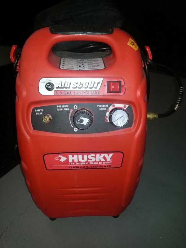 Husky Air Scout 1.5 gal compressor (Tools & Machinery) in Cumberland