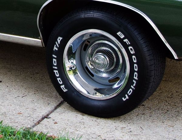 2 Chevy GM Rally wheels 15x10 with tires (General) in Upper Marlboro, MD