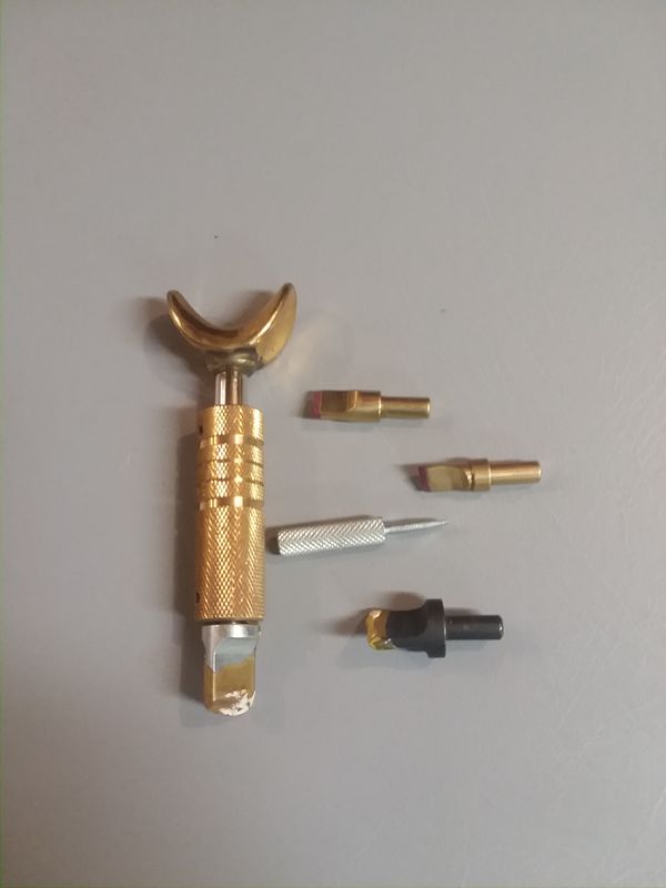 Midas Brass Leather Cutting Tool