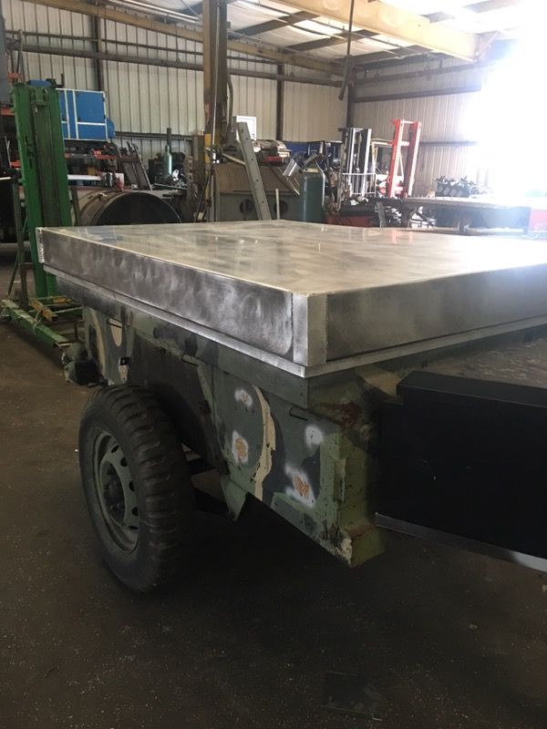 M416 aluminum military trailer lid cover (Campers & RVs) in Altamonte ...