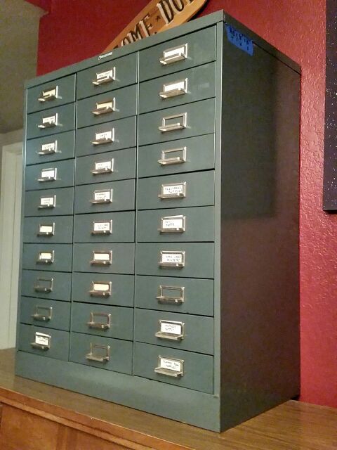 Steelmaster 30 Drawer File Cabinet. Apothecary, Vintage ...