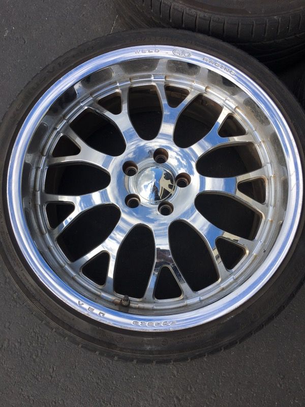 20 Weld Racing Evo BC 10 Forged Wheels And Tires 5x1143 20 Weld Racing Evo BC 10 Forged Wheels And Tires 5x1143