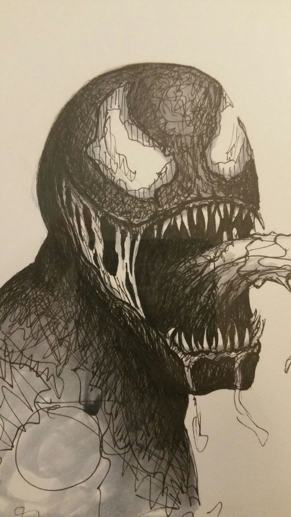 Venom hand drawn art (Arts & Crafts) in Seattle, WA