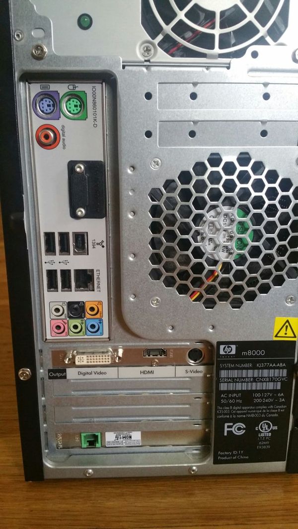 Hp Media Center m8400f PC Equipment) in Santa Clara, CA OfferUp