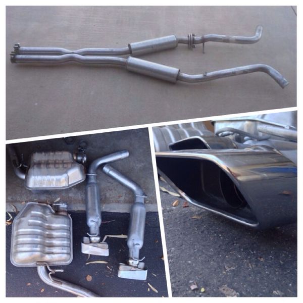 V6 Dodge Challenger Resonator Delete Kit and Exhaust (Auto Parts) in