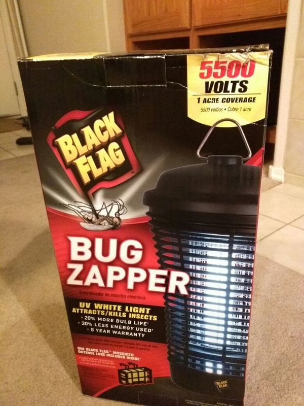 Black flag 5500 Volts Bug Zapper (Home &amp; Garden) in Las 