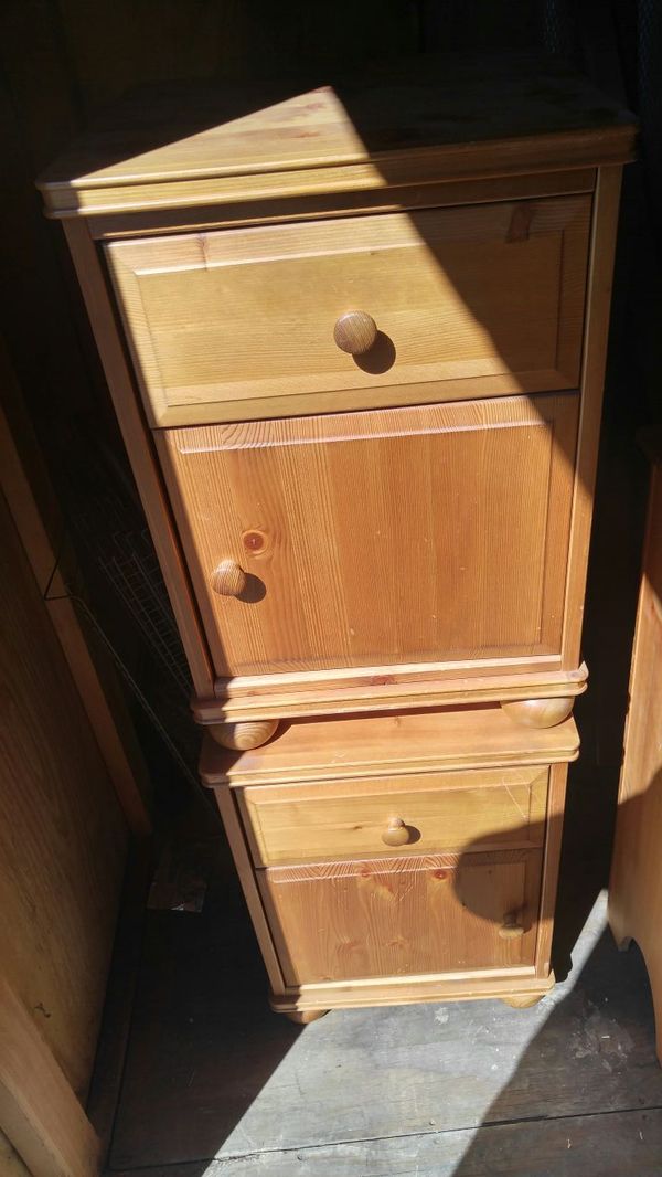 Two narvik ikea nightstands (furniture) in los angeles, ca offerup