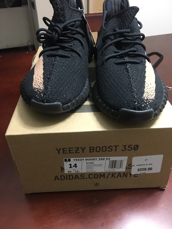 size 14 yeezy boost v2 copper clothing shoes in los angeles ca size 14 shoes