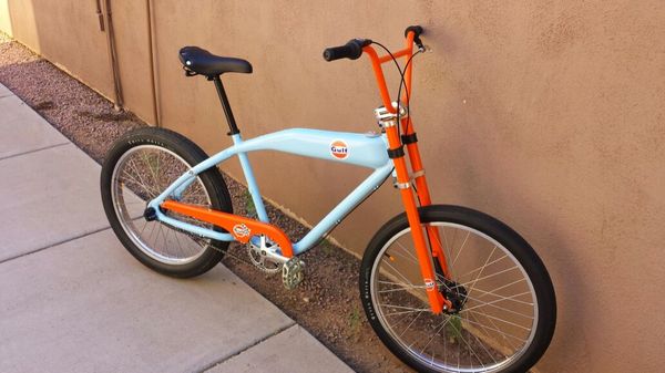 Felt Fat Tire Gulf Oil Lemans Racing Beach Cruiser Bike 1/1 (Bicycles) in Scottsdale, AZ