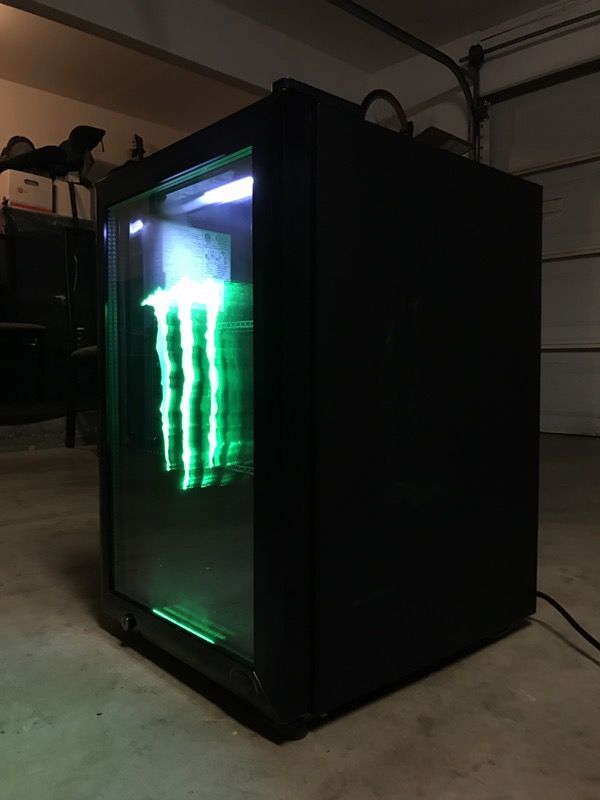 Monster Energy Mini Fridge Cooler Refrigerator REDBULL ROCKSTAR (Appliances) in Anaheim, CA
