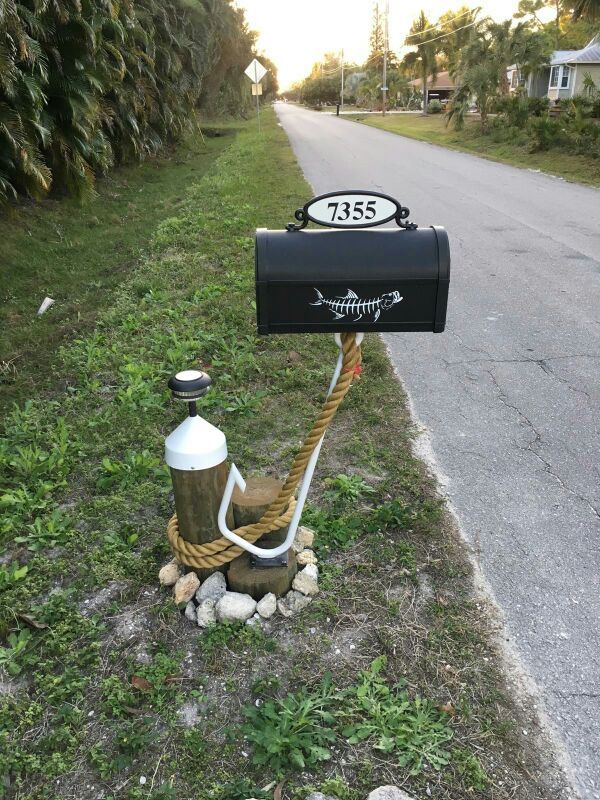 Fish hook mailbox post!! (Household) in Cape Coral, FL