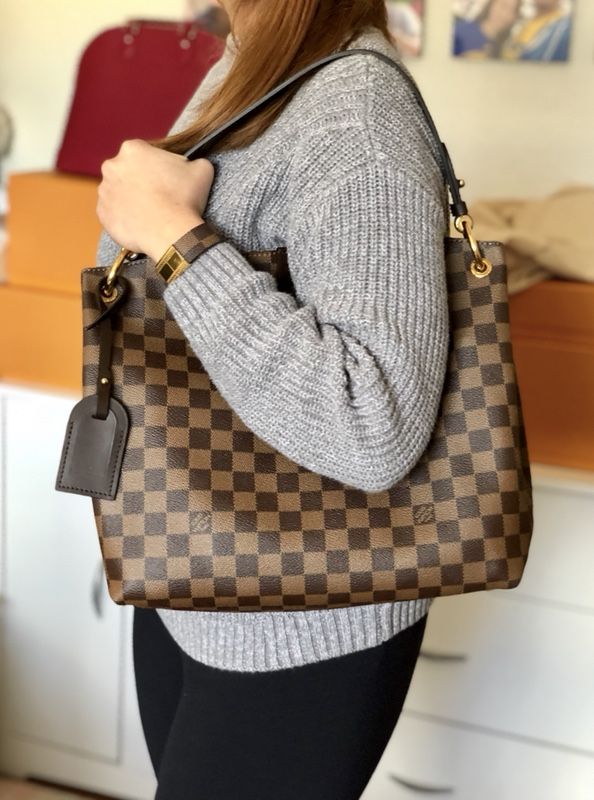 Louis Vuitton Damier Azur Graceful PM at 1stDibs  graceful pm damier azur,  lv graceful pm, graceful pm vs mm