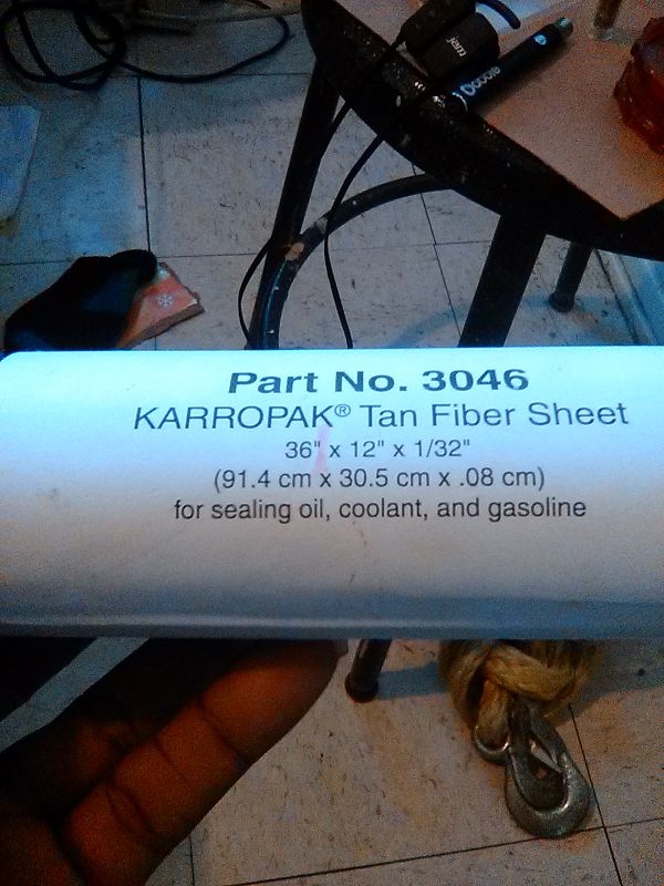 fel pro gasket material karropak tan fiber sheet for sealing oil fel pro gasket material sheet