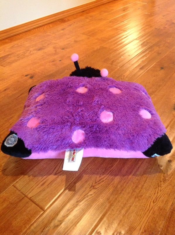 purple lady bug pillow pet