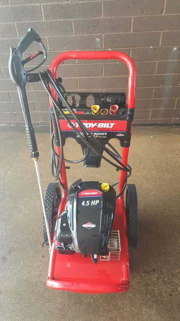 Troybilt 2200 psi 2.2gpm 4.5hp Pressure washer (Home & Garden) in