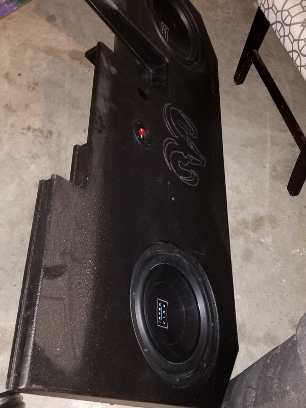 FOX ACOUSTICS PORTED RAM 1500 DUAL 12" PORTED SUB BOX LOUDEST BOX FOR