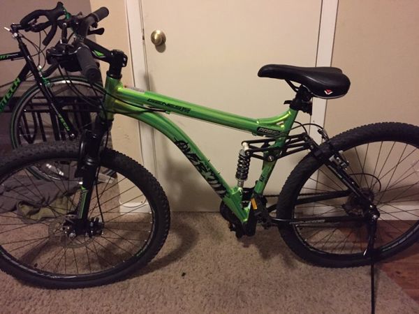 27.5 Men Genesis Mountain Overkill Bike, Green (Bicycles) in Irving, TX ...