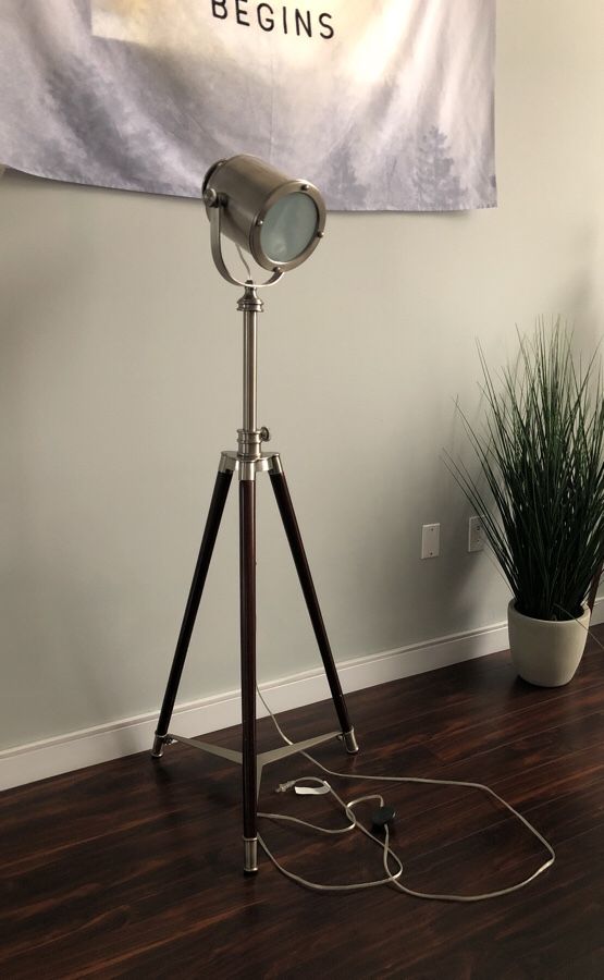 Pottery Barn Photographers Tripod Floor Lamp (Household) in Oakland ... Pottery Barn Photographers Tripod Floor Lamp (Household) in Oakland ...