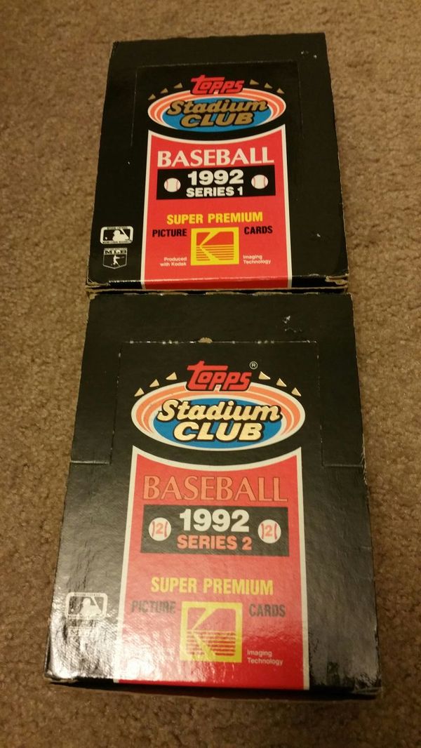 1992 Topps Stadium Club Baseball Series 1 & 2 factory sealed (Collectibles) in Lynnwood, WA