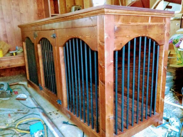 Handmade DOG Crate Entertainment Center Furniture In Alto Pass Handmade DOG Crate Entertainment Center Furniture In Alto Pass