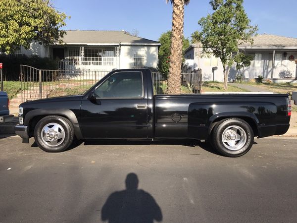 Rare 1997' Chevy 3500 Dually Single Cab Lowered , Alcoas ...