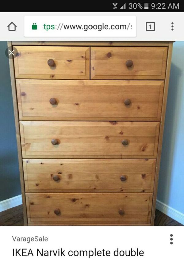 Ikea narvik (paid 324) 6 drawer dresser (furniture) in west ...