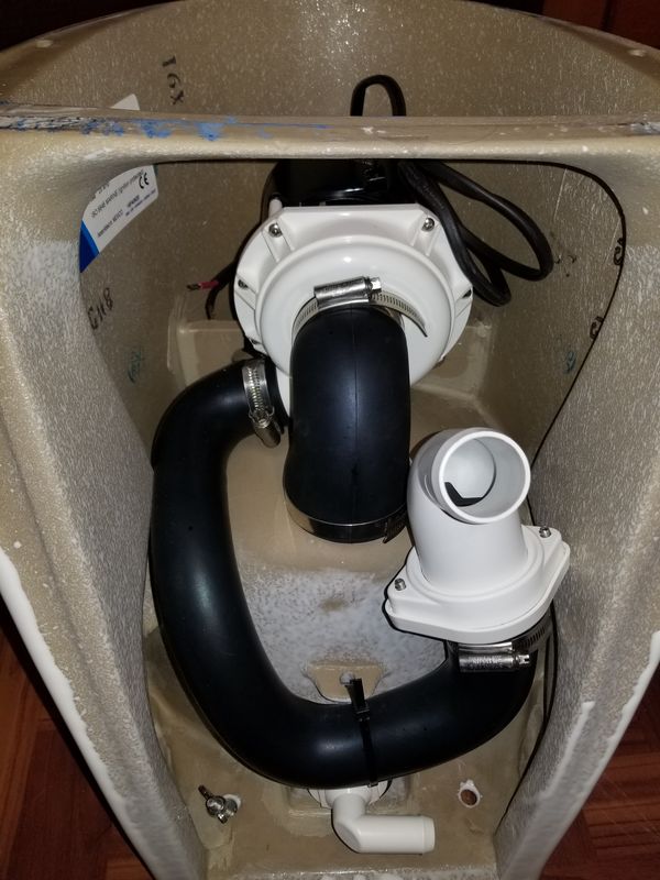 JABSCO 582201012 DELUXE FLUSH ELECTRIC TOILET (Boats & Marine) in Fort